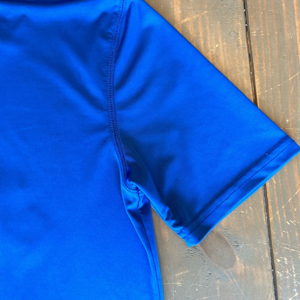 adidas Climalite Boy T-Shirt XL 18 Blue Graphic Print Logo Sports Outdoor School - Picture 13 of 15